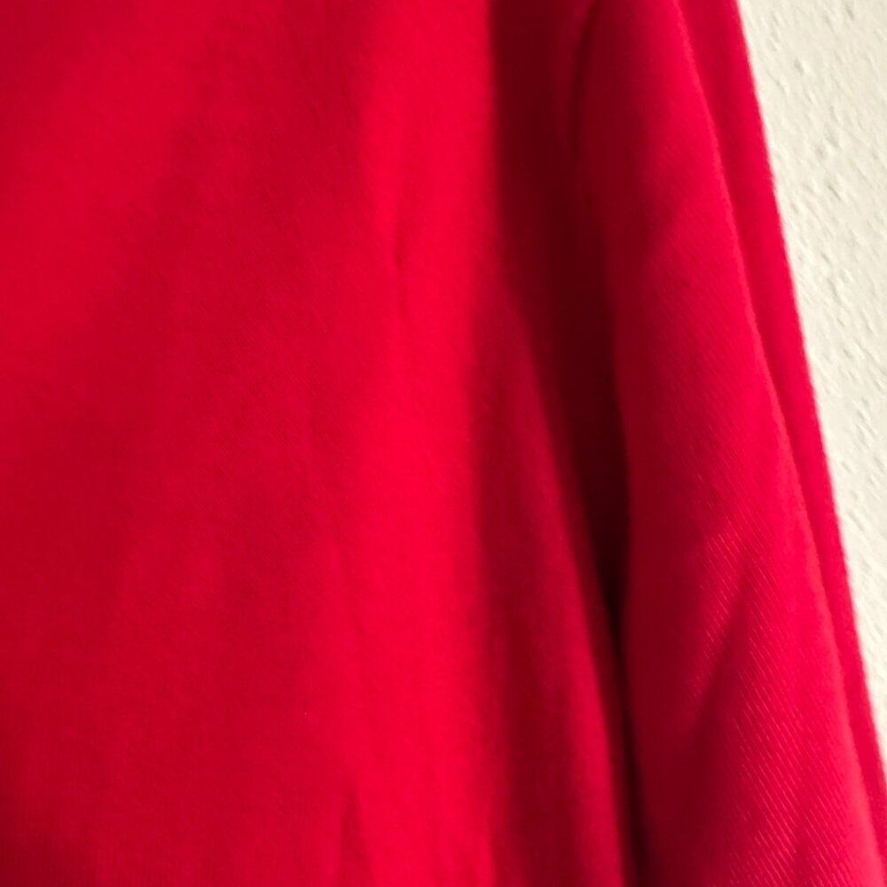 Jos A Bank Signature Polo Pullover Sweater XL 100% Italian Merino Wool Red - Picture 9 of 9